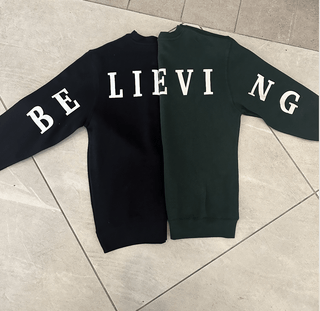 Don't Stop Believing Black Sweatshirt