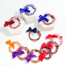 Load image into Gallery viewer, Set of Five - Game Day Beaded Stretch Bracelets
