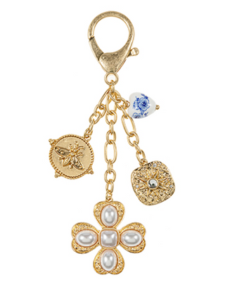 Clover & Multi Charm Bag Charm