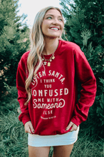 Load image into Gallery viewer, Listen Santa Sweatshirt
