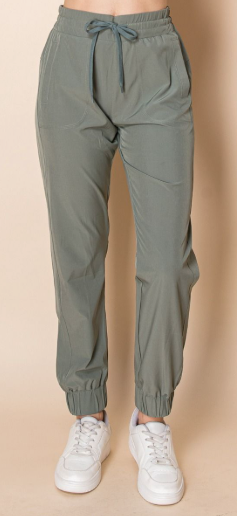 WHITE BIRCH Joggers- Olive