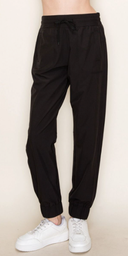 WHITE BIRCH Joggers- Black