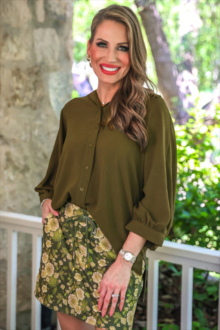 Jess Lea - Olive Blossom Skort