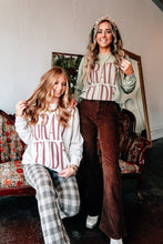 Load image into Gallery viewer, Gratitude Puff Solid Ivory Sweatshirt
