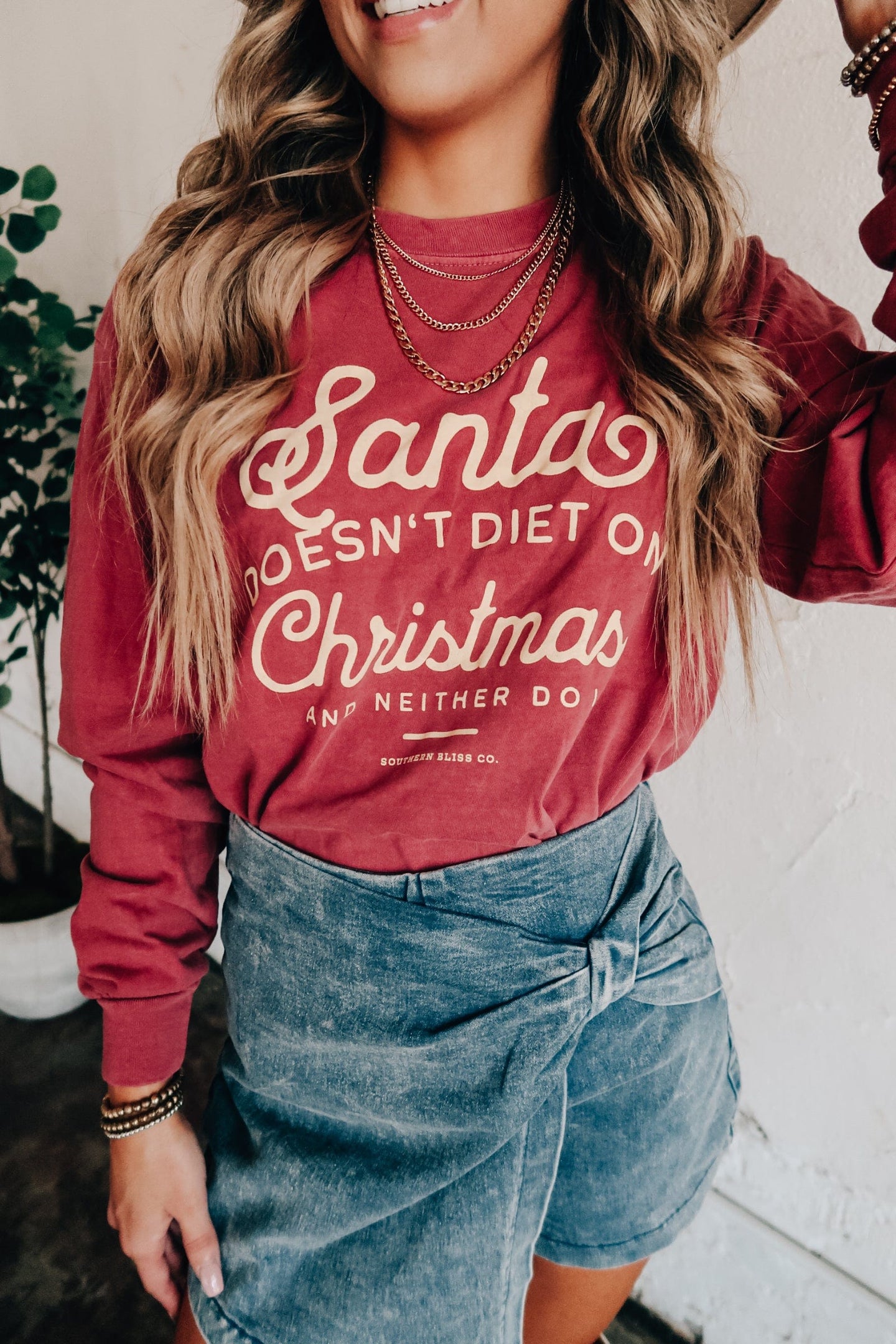 Santa Doesnt Diet CC Longsleeve