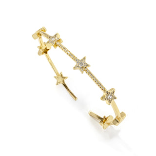 Erimish - Starburst Bangle Bracelet Gold