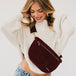 Suede Burgundy