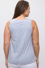 Load image into Gallery viewer, Classic Cotton Raw Edge Tank Top
