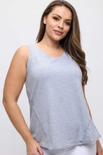 Load image into Gallery viewer, Classic Cotton Raw Edge Tank Top
