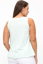 Load image into Gallery viewer, Classic Cotton Raw Edge Tank Top
