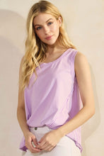 Load image into Gallery viewer, Classic Cotton Raw Edge Tank Top
