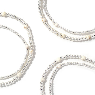 Erimish - Tatum Starter Stack White/Silver