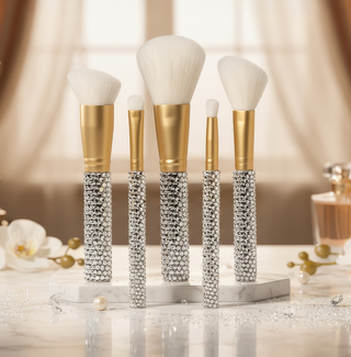 Diamond 5 piece brush set