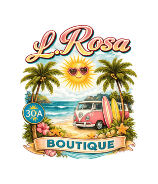 L. Rosa 30A Beach Graphic Tee - Yellow