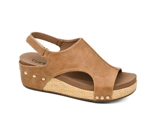 Corkys Volta II Wedge- Caramel Combo