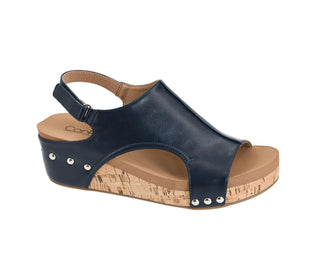 Corkys Volta II Wedge - Navy