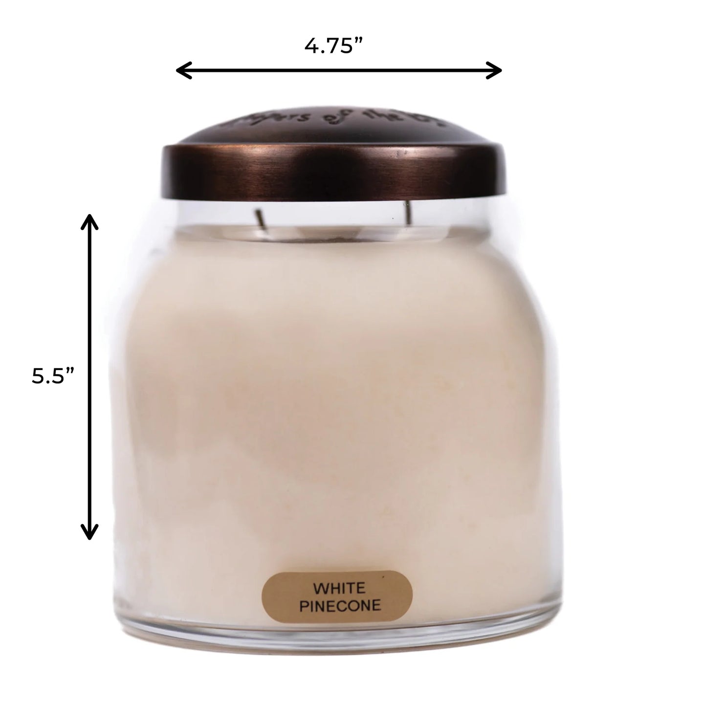 A Cheerful Giver - KOTL Papa Candle (34oz.) - White Pinecone