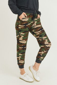 Yelete High Rise Camouflage Joggers