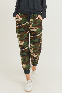 Yelete High Rise Camouflage Joggers