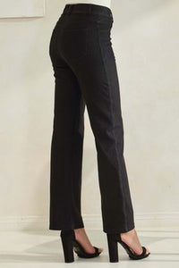 Yelete Classic Solid Straight Leg Jeggings