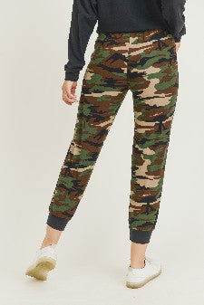 Yelete High Rise Camouflage Joggers