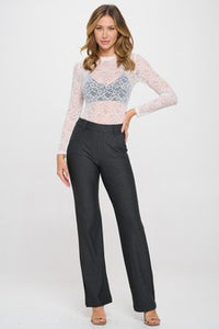Yelete Straight-Leg Ponte Pants