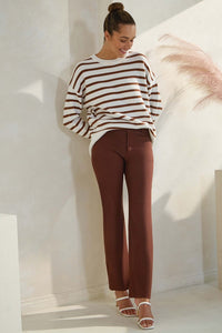 Yelete Classic Solid Straight Leg Jeggings