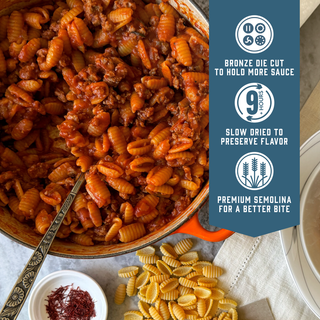 Sfoglini - Saffron Malloreddus, Organic Specialty Pasta