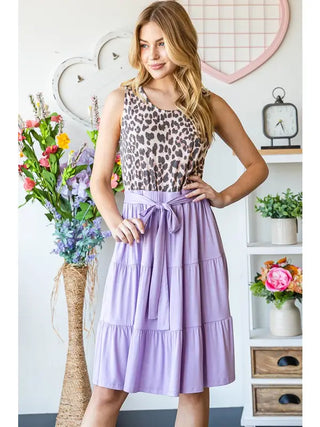 Heimish - Tiered Mini Dress - Lilac