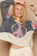Load image into Gallery viewer, POL Clothing - Peace Patch French Terry Pullover
