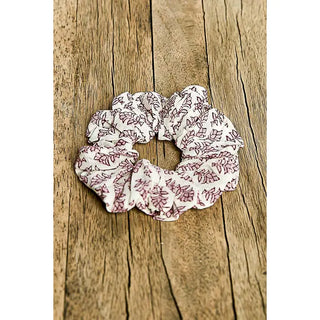 POL - Floral-Print Scrunchie Woman Hair Band