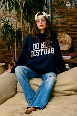 BUCKETLIST Reversible "HOMEBODY" Mock Neck Sweatshirt