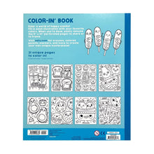 Load image into Gallery viewer, OOLY - Color-in' Book: Happy Snacks Coloring Book
