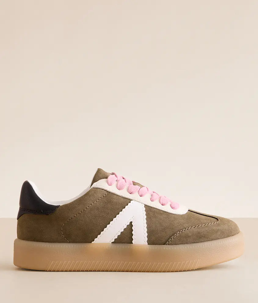 MIA Axel Khaki & White Sneakers – Lace-Up Casual Comfort