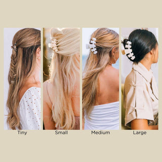 TELETIES - Classic Hair Clip | Tiny | Summer Brights