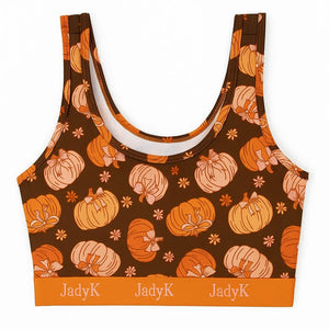 JadyK Arya Bralette – Pumpkin Print