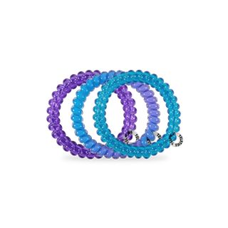 TELETIES - Spiral Hair Coils | Small | Miami Vice