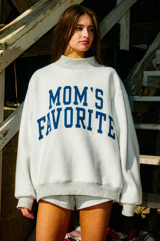 BUCKETLIST FAVORITE | Reversible Mock-Neck Sweatshirt