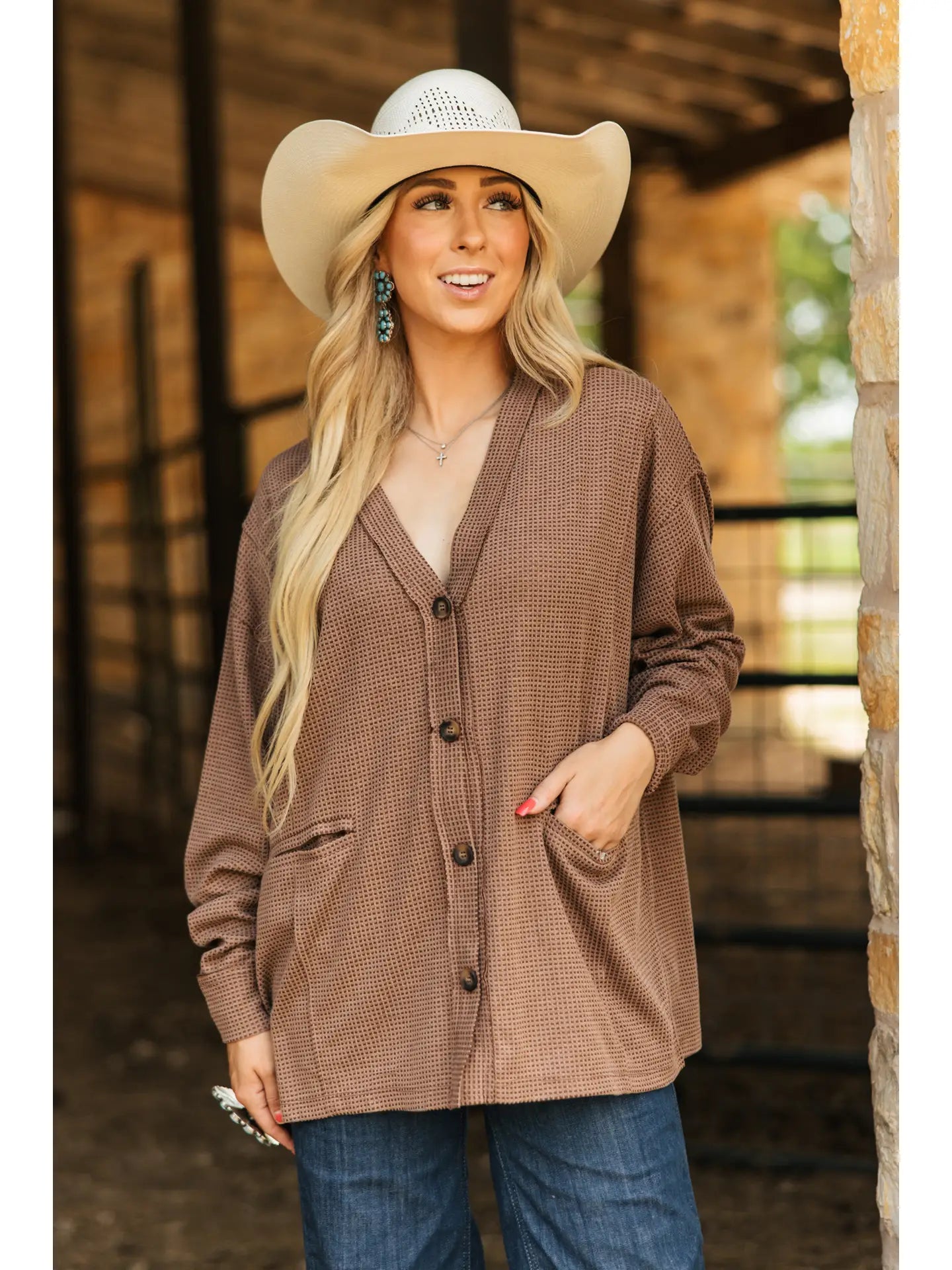 Two-Tone Charm Cardigan