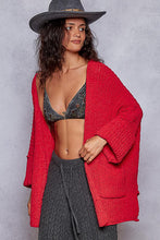 Load image into Gallery viewer, POL Long Sleeve Pockets Solid Sweater Cardigan

