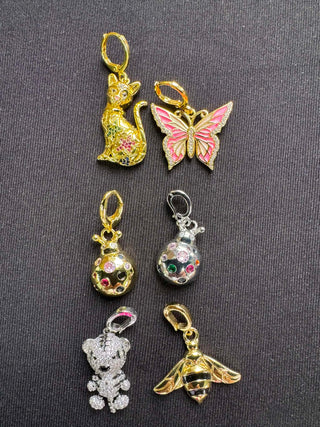 Animal and Butterfly Charm Pendants