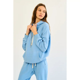 The Greii - Ultimately Soft Relaxed Fit Hoodie - Sky Blue