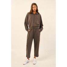 Load image into Gallery viewer, Charcoal Mist Modal Blend Zip-Up Hoodie – Soft Lightweight Layer
