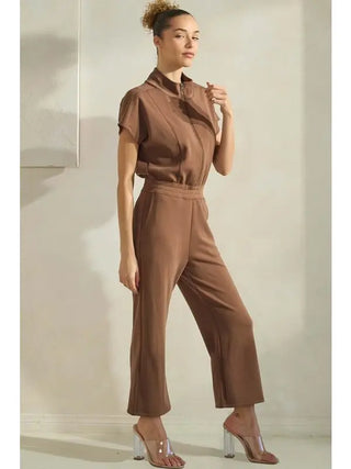 Yelete - Mocha Jumpsuit