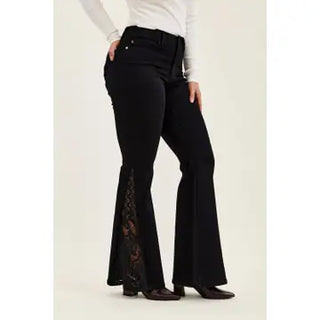 Judy Blue - Mr. Jaqueline w/ Lace Hem Detail Jeans