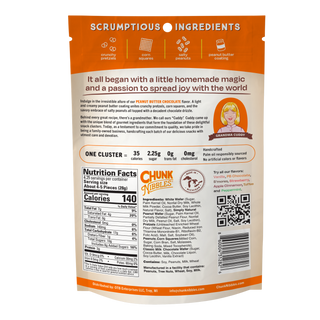 Chunk Nibbles - Peanut Butter Chocolate Chunk Nibbles 4.25oz Pouch