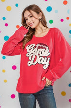 Load image into Gallery viewer, HEIMISH - LONG SLEEVE URBAN RIB GAME DAY TOP
