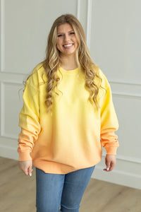MOONRYDER Cozy Cord Sweatshirt Pale Banana/Peach Fizz