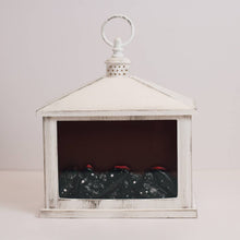 Load image into Gallery viewer, A Cheerful Giver - White Traditional Fireplace Lantern
