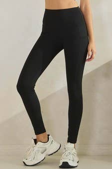 Yelete - Cloudflex Activewear Skinmy Leggings with Pockets